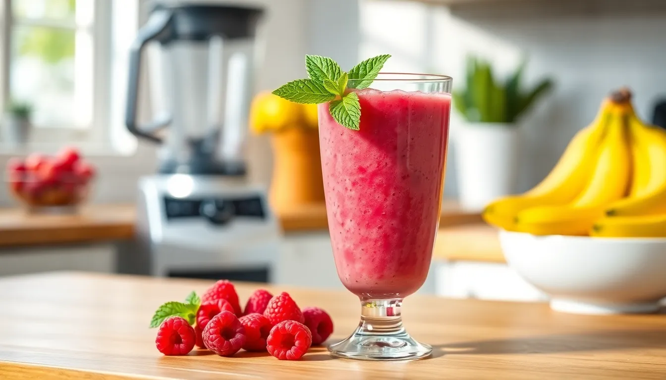 Antioxidant Raspberry Smoothie: Fast Fuel & Daily Boost